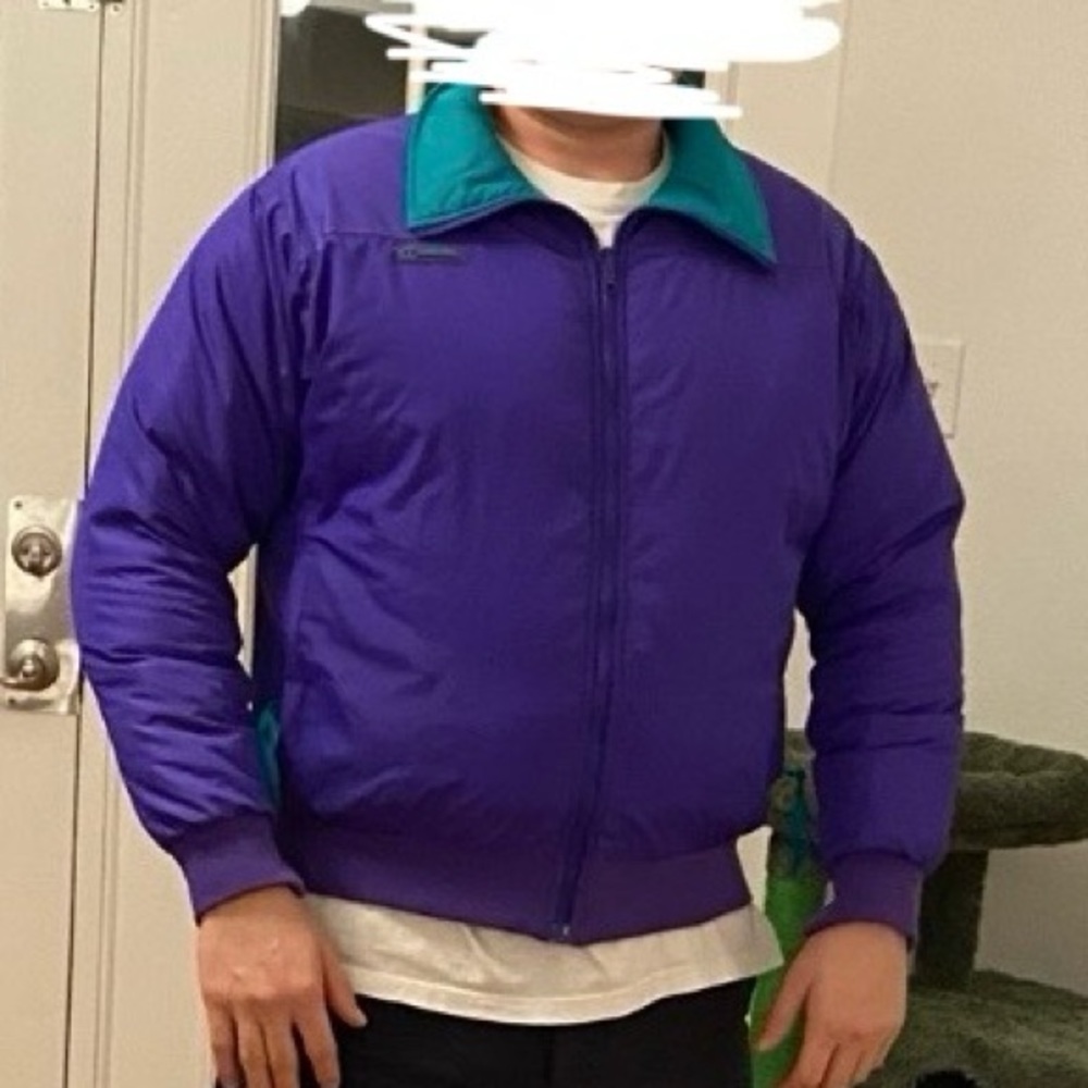 Vintage Columbia Reversible Skiing Puffer Jacket